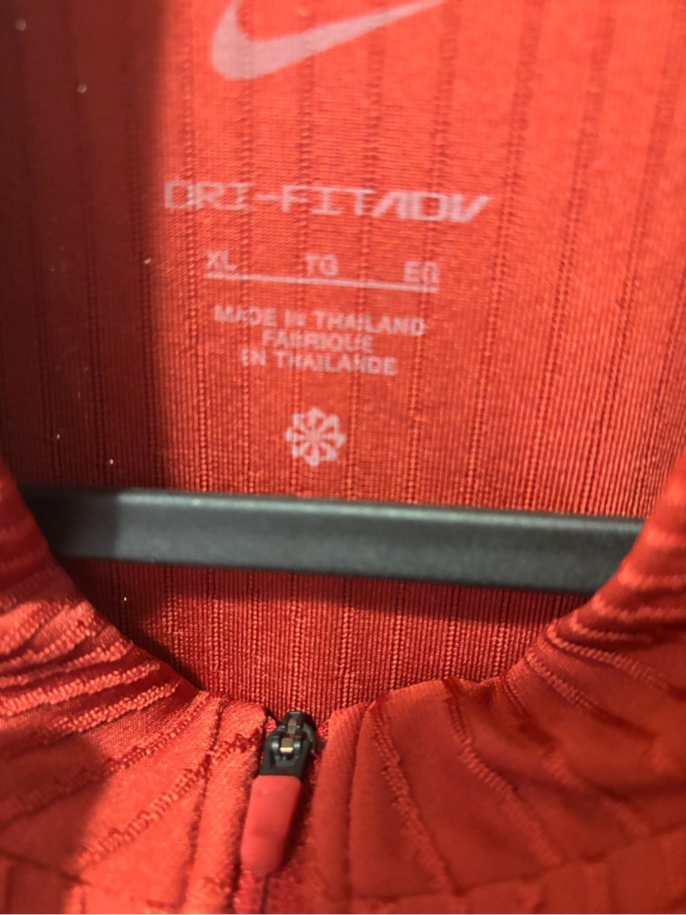 Nike Red Quarter-Zip Rowing Pullover - Picture 3 of 3